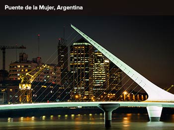 Puente de la Mujer Buenos Aires, Argentina